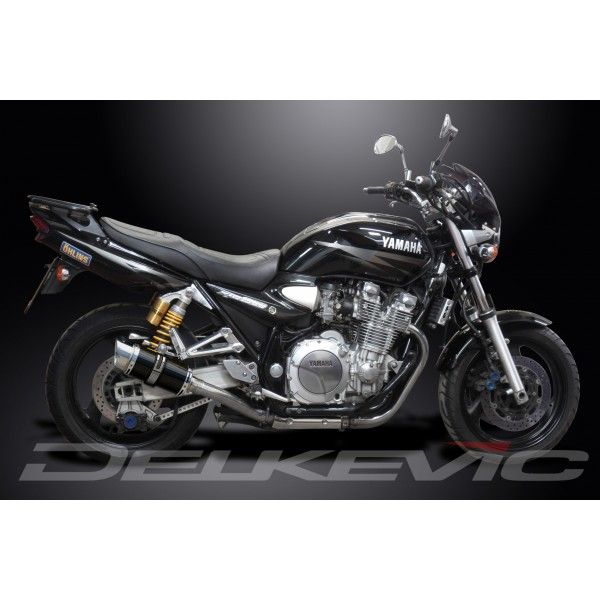 Delkevic slip-on kit Round Carbon 200mm - XJR1300 (2004-2006)