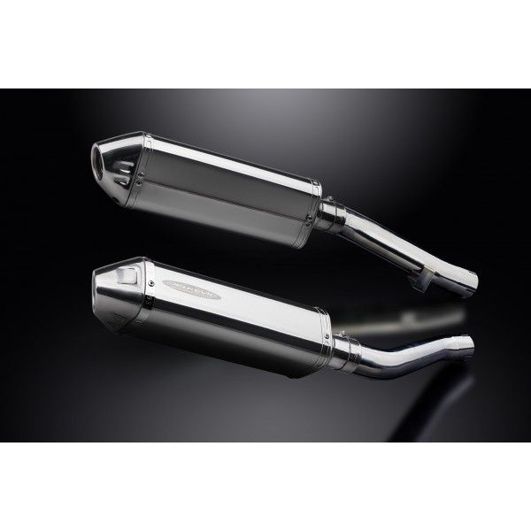 Delkevic slip-on kit Tri-Oval RVS 320mm - XJR1300 (2004-2006)