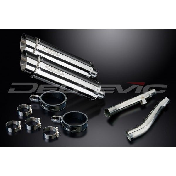 Delkevic slip-on kit Round RVS 350mm - XJR1300 (2004-2006)