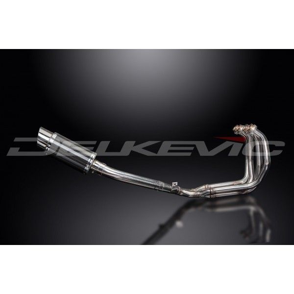 Delkevic volledig systeem Round Carbon 200mm - FZR600R FOXEYE (1994-1996)