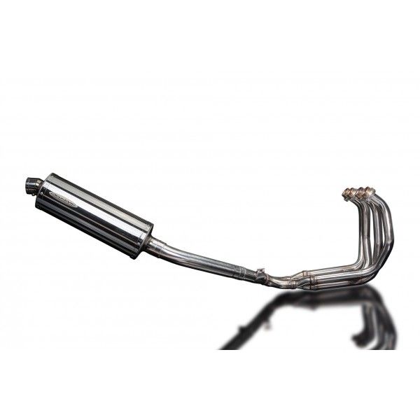 Delkevic volledig systeem Oval RVS 350mm - FZR600R FOXEYE (1994-1996)