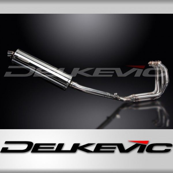Delkevic volledig systeem Oval RVS 450mm - FZR600R FOXEYE (1994-1996)