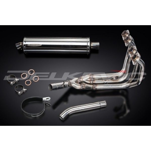 Delkevic volledig systeem Oval RVS 450mm - FZR600R FOXEYE (1994-1996)