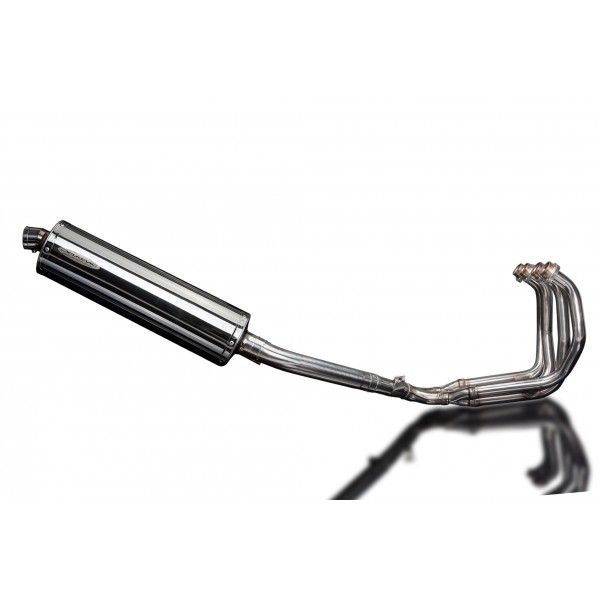 Delkevic volledig systeem Oval RVS 450mm - FZR600R FOXEYE (1994-1996)