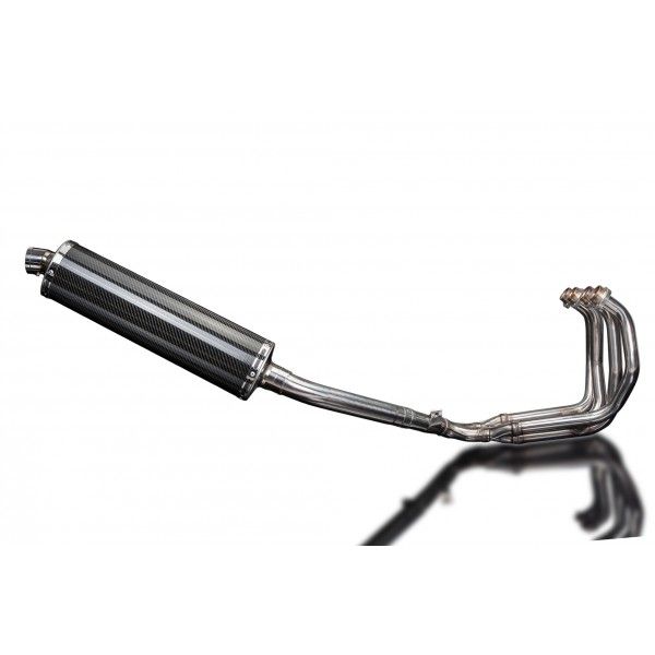 Delkevic volledig systeem Oval Carbon 450mm - FZR600R FOXEYE (1994-1996)