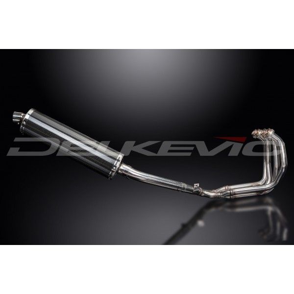 Delkevic volledig systeem Oval Carbon 450mm - FZR600R FOXEYE (1994-1996)