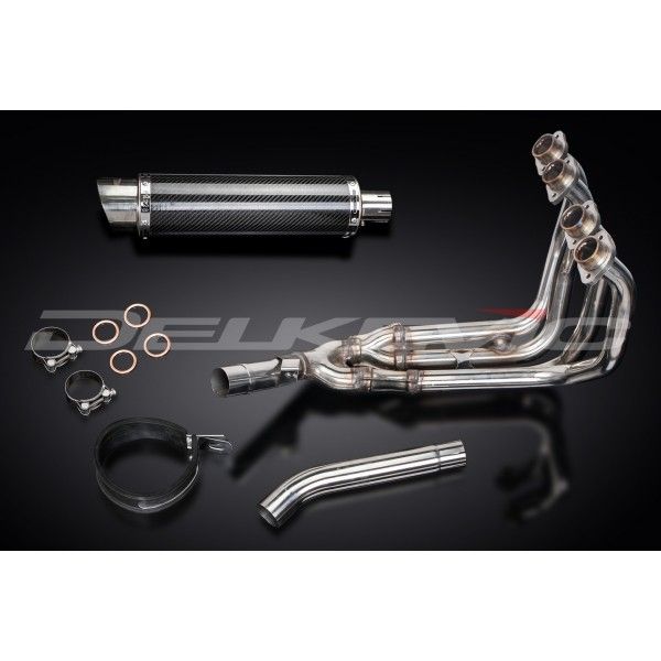 Delkevic volledig systeem Round Carbon 350mm - FZR600R FOXEYE (1994-1996)