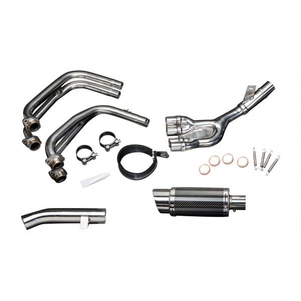 Delkevic volledig systeem Round Carbon 200mm - FZS600 FAZER (1998-2003)