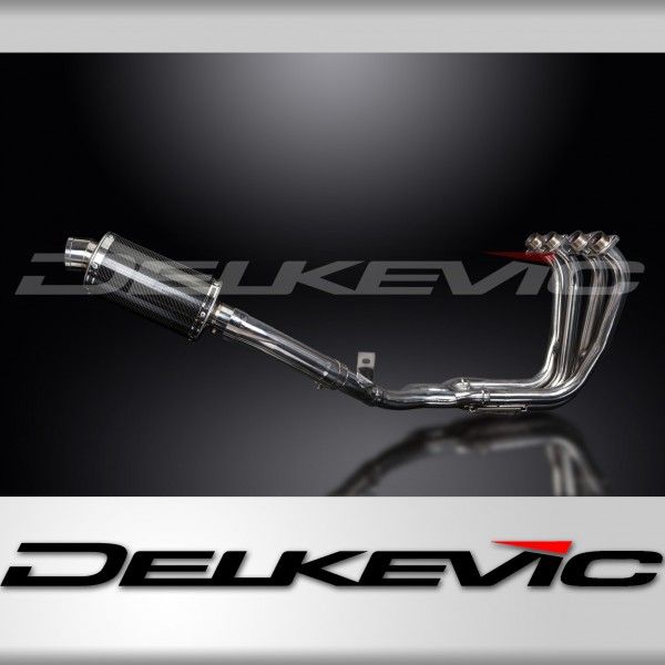 Delkevic volledig systeem Oval Carbon 225mm - FZS600 FAZER (1998-2003)