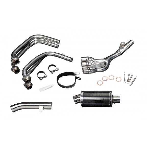 Delkevic volledig systeem Oval Carbon 225mm - FZS600 FAZER (1998-2003)