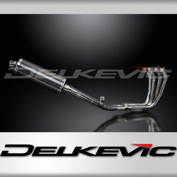 Delkevic volledig systeem Oval Carbon 350mm - FZS600 FAZER (1998-2003)