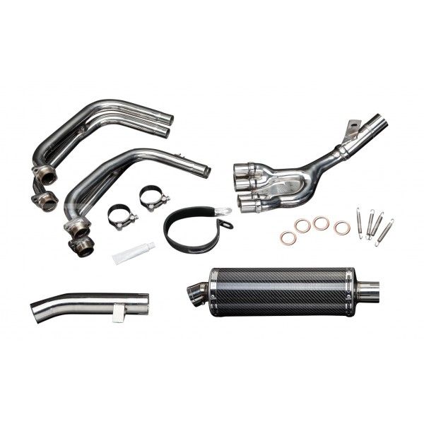 Delkevic volledig systeem Oval Carbon 350mm - FZS600 FAZER (1998-2003)