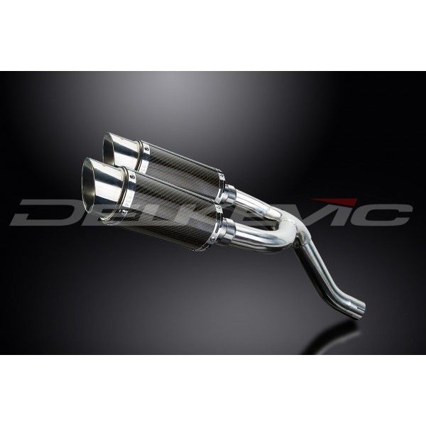 Delkevic slip-on kit Round Carbon 200mm - MT-03 (2005-2015)