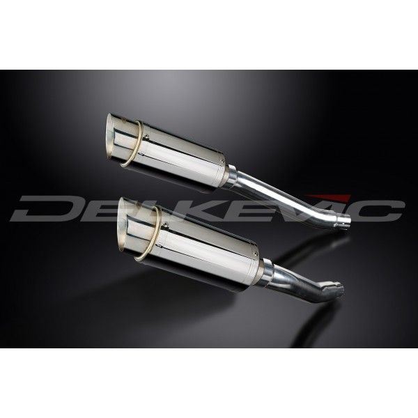 Delkevic slip-on kit Round RVS 200mm - TDM900 (2002-2013)