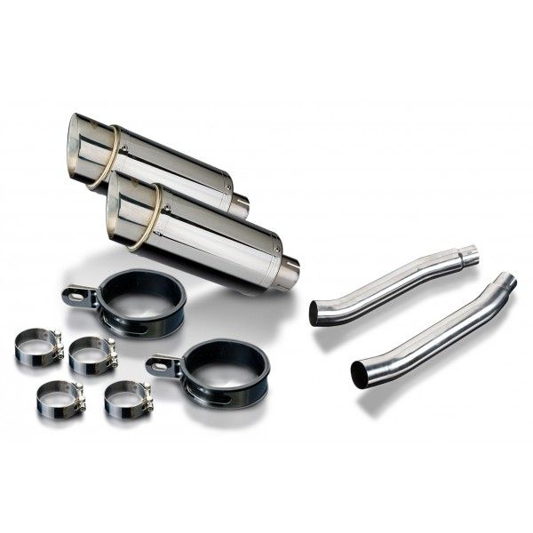 Delkevic slip-on kit Round RVS 200mm - TDM900 (2002-2013)