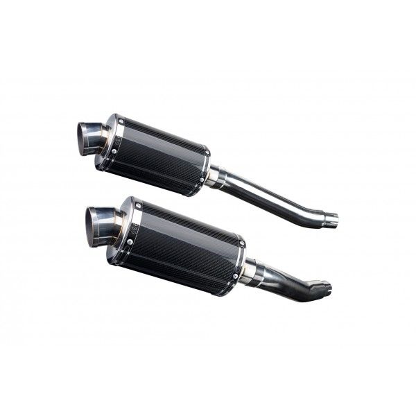 Delkevic slip-on kit Oval Carbon 225mm - TDM900 (2002-2013)