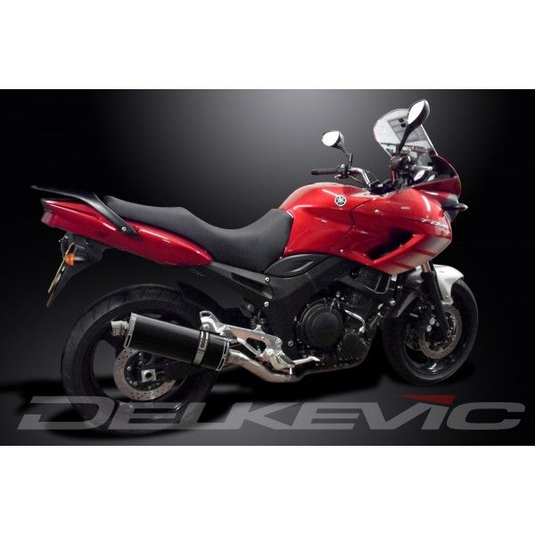 Delkevic slip-on kit Oval Carbon 350mm - TDM900 (2002-2013)