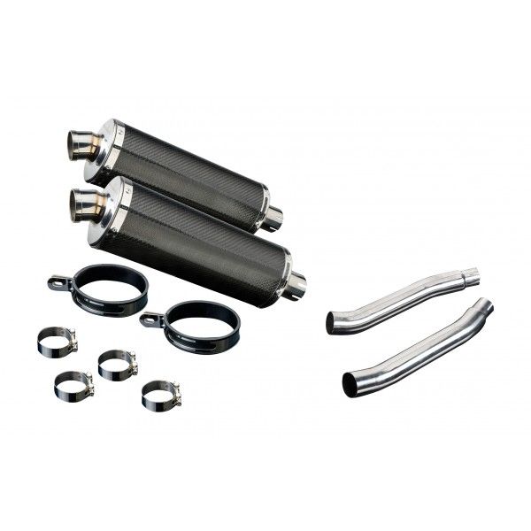 Delkevic slip-on kit Oval Carbon 350mm - TDM900 (2002-2013)