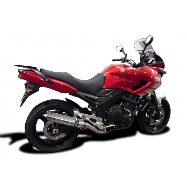 Delkevic slip-on kit Round RVS 350mm - TDM900 (2002-2013)