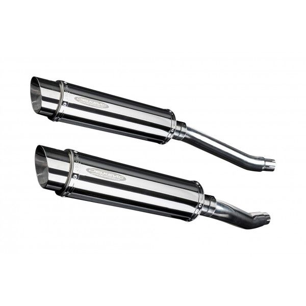 Delkevic slip-on kit Round RVS 350mm - TDM900 (2002-2013)