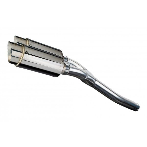 Delkevic slip-on kit Round RVS 200mm - FZ6 (NKD/ FAIRED) (2004-2010)