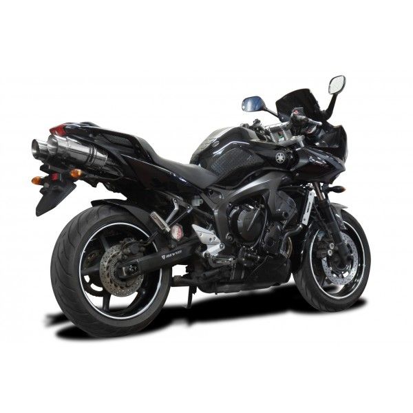 Delkevic slip-on kit Round RVS 200mm - FZ6 (NKD/ FAIRED) (2004-2010)