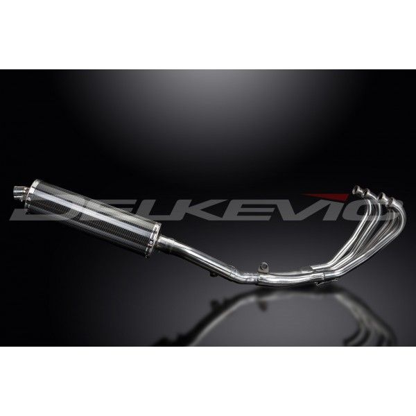 Delkevic volledig systeem Oval Carbon 450mm - CBR600F (1987-1990)