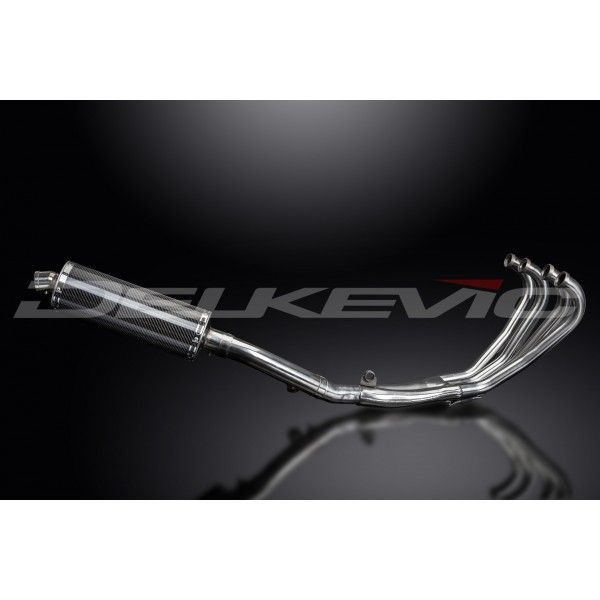 Delkevic volledig systeem Oval Carbon 350mm - CBR600F (1987-1990)