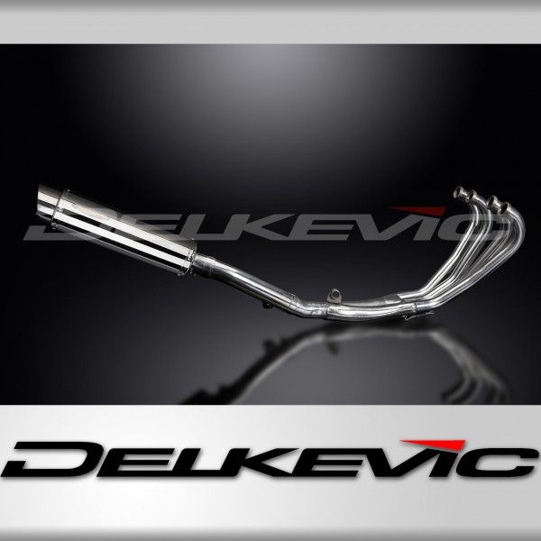 Delkevic volledig systeem Round RVS 350mm - CBR600F (1987-1990)