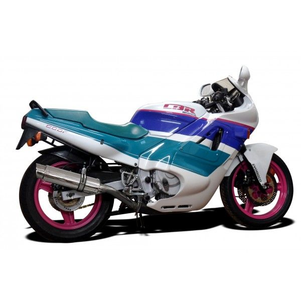 Delkevic volledig systeem Round RVS 350mm - CBR600F (1987-1990)