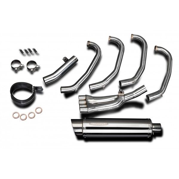 Delkevic volledig systeem Round RVS 350mm - CBR600F (1987-1990)