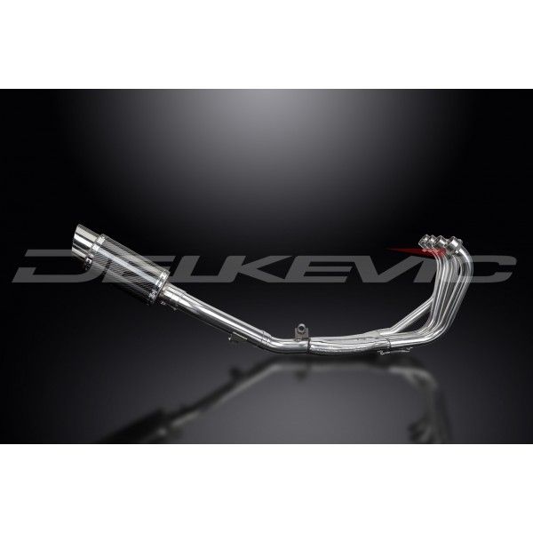 Delkevic volledig systeem Round Carbon 200mm - CBR600F (1991-1998)