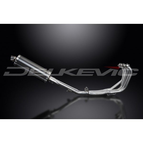 Delkevic volledig systeem Oval Carbon 350mm - CBR600F (1991-1998)