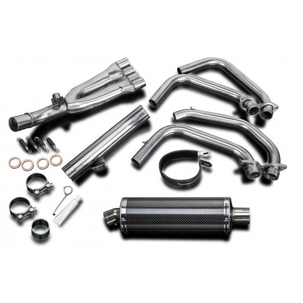 Delkevic volledig systeem Oval Carbon 350mm - CBR600F (1991-1998)