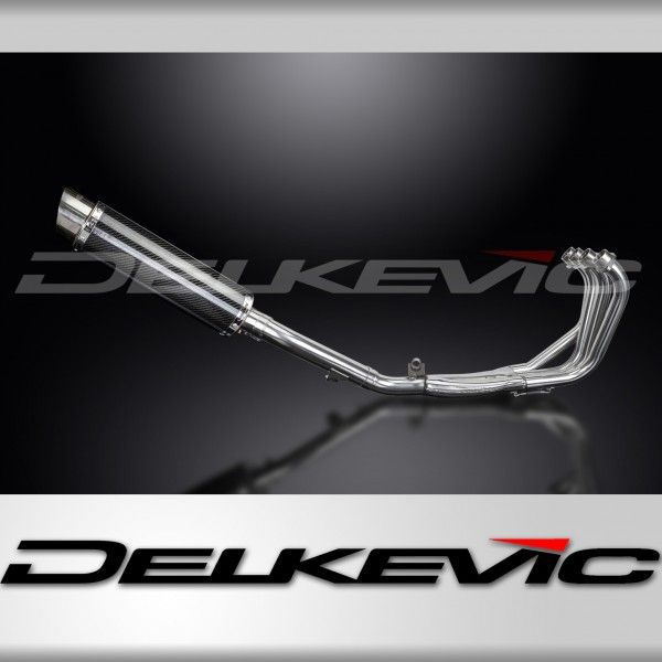 Delkevic volledig systeem Round Carbon 350mm - CBR600F (1991-1998)