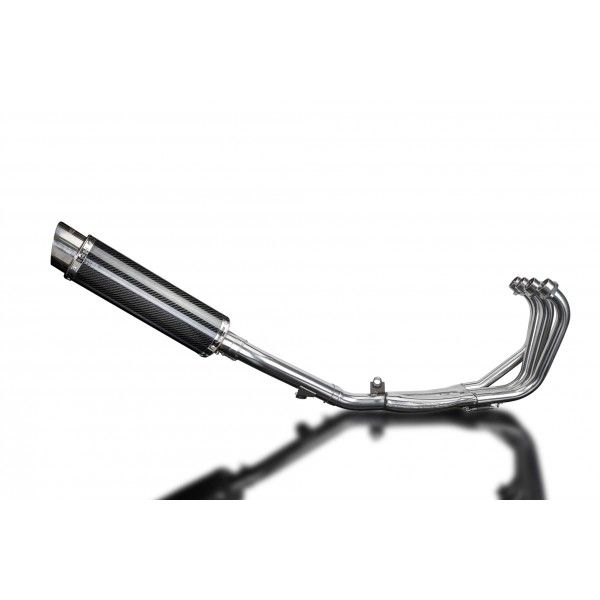 Delkevic volledig systeem Round Carbon 350mm - CBR600F (1991-1998)