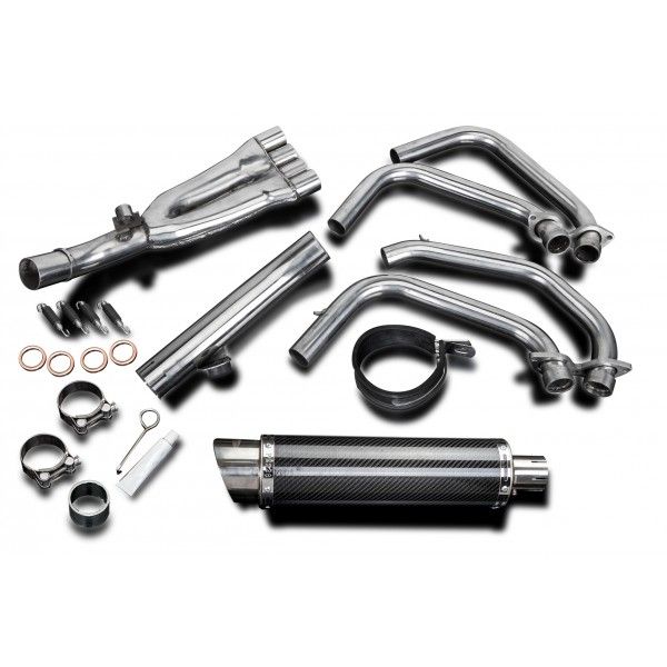 Delkevic volledig systeem Round Carbon 350mm - CBR600F (1991-1998)