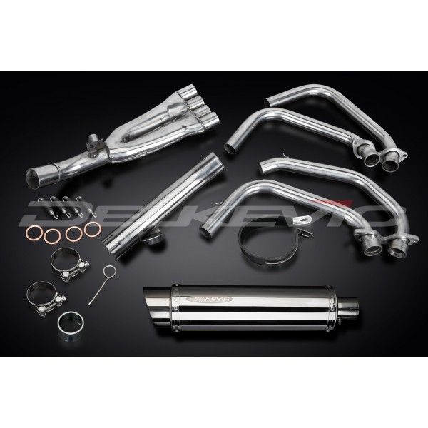 Delkevic volledig systeem Round RVS 350mm - CBR600F (1991-1998)