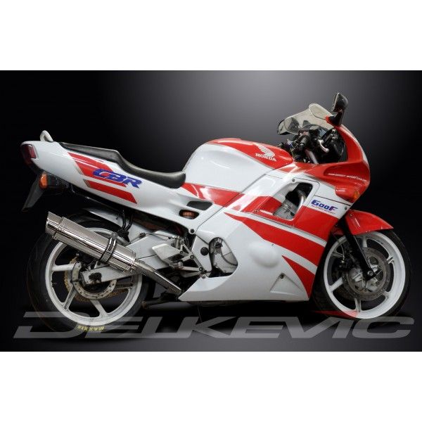 Delkevic volledig systeem Round RVS 350mm - CBR600F (1991-1998)