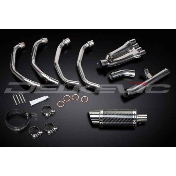 Delkevic volledig systeem Round Carbon 200mm - CBR600F (1999-2000)