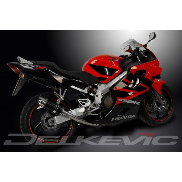 Delkevic volledig systeem Round Carbon 200mm - CBR600F (1999-2000)