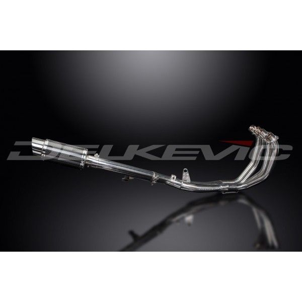 Delkevic volledig systeem Round Carbon 200mm - CBR600F (1999-2000)