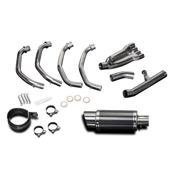 Delkevic volledig systeem Round Carbon 200mm - CBR600F (1999-2000)