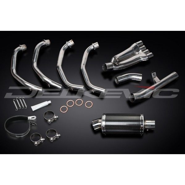 Delkevic volledig systeem Oval Carbon 225mm - CBR600F (1999-2000)