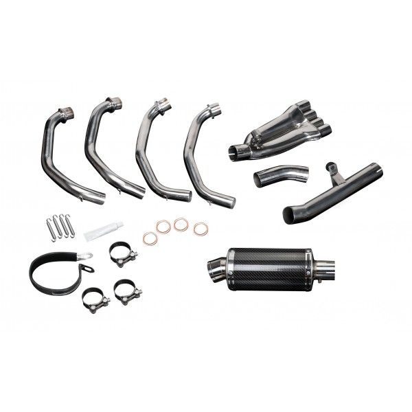 Delkevic volledig systeem Oval Carbon 225mm - CBR600F (1999-2000)