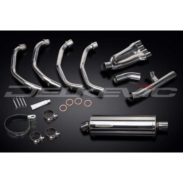 Delkevic volledig systeem Oval RVS 350mm - CBR600F (1999-2000)