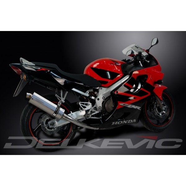 Delkevic volledig systeem Oval RVS 350mm - CBR600F (1999-2000)