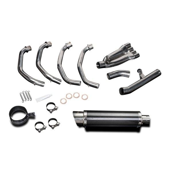 Delkevic volledig systeem Round Carbon 350mm - CBR600F (1999-2000)