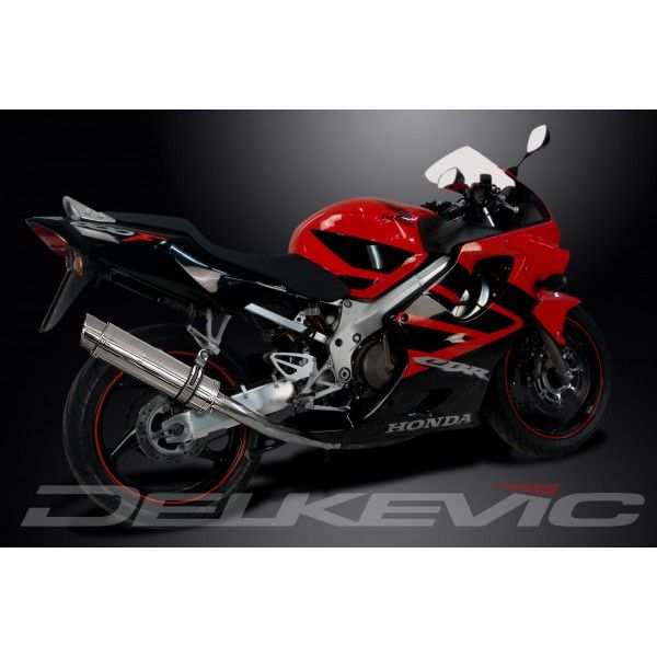 Delkevic volledig systeem Round RVS 350mm - CBR600F (1999-2000)