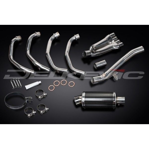 Delkevic volledig systeem Oval Carbon 225mm - CBR600F/SPORT (2001-2007)